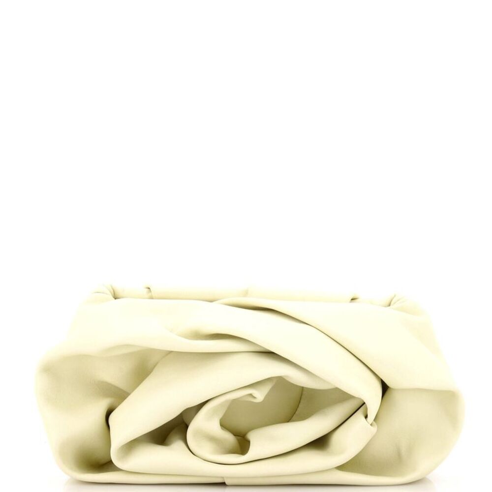 Burberry Rose Clutch Leather Yellow